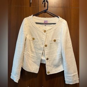 EUC Lilly Pulitzer Millie Fringed Jacket - size Medium!